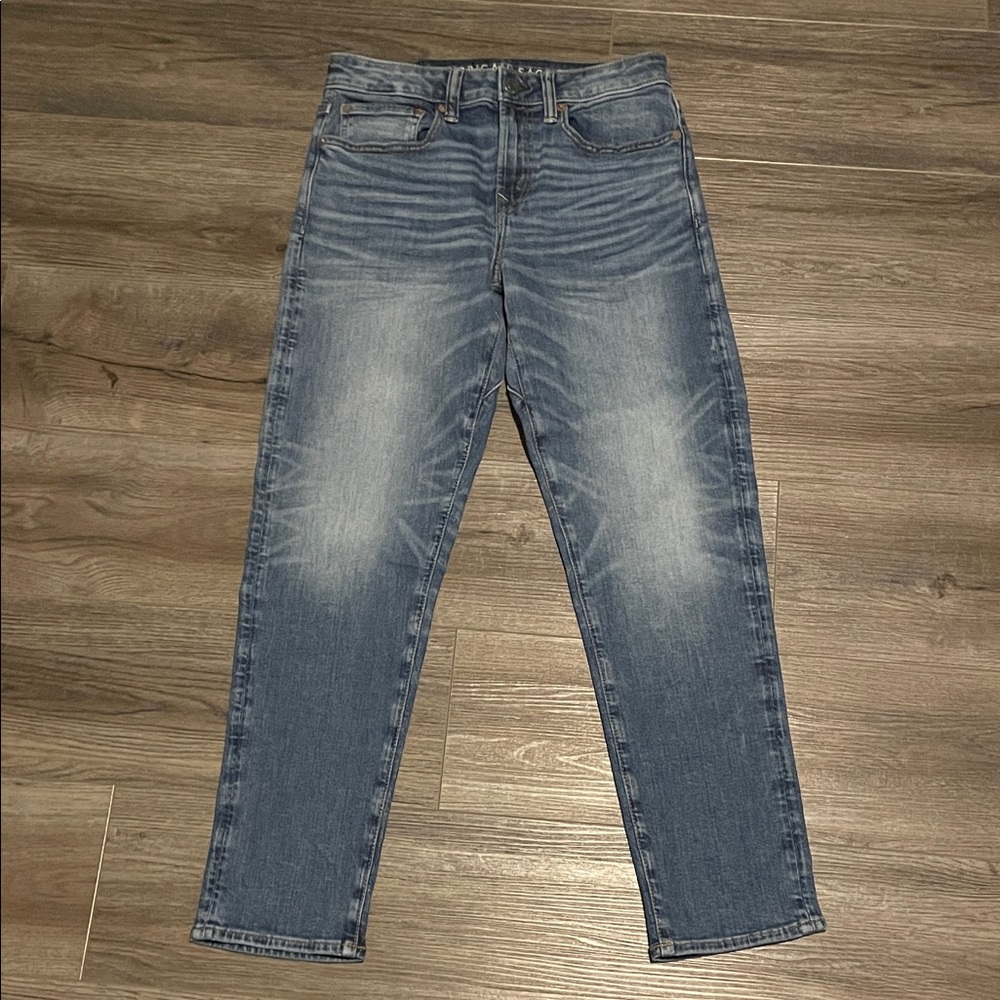 American Eagle Outfitters Light Blue Straight Jeans